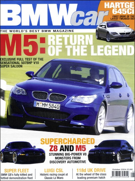 BMW Car Magazine Cover